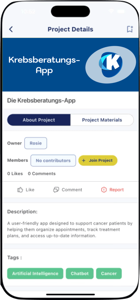 Project Details Feature